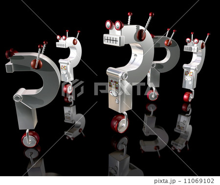 Robot Question Marks 11069102