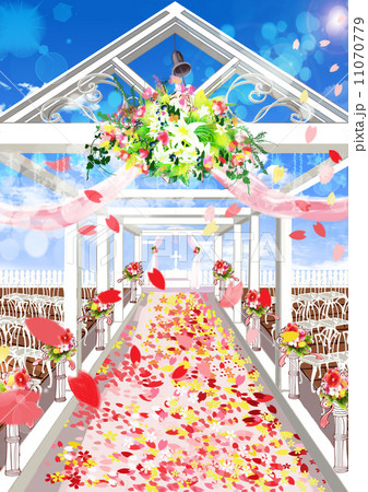 結婚式イラストのイラスト素材
