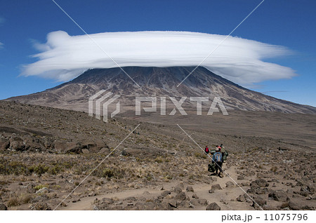 Kilimanjaro, white cloudy top Kilimanjaro, white cloudy top 11075796