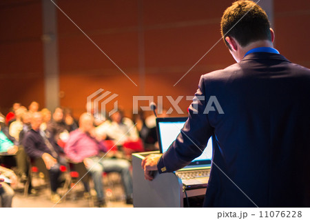 Speaker at Business Conference and Presentation. Speaker at Business Conference and Presentation. 11076228