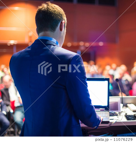 Speaker at Business Conference and Presentation. Speaker at Business Conference and Presentation. 11076229