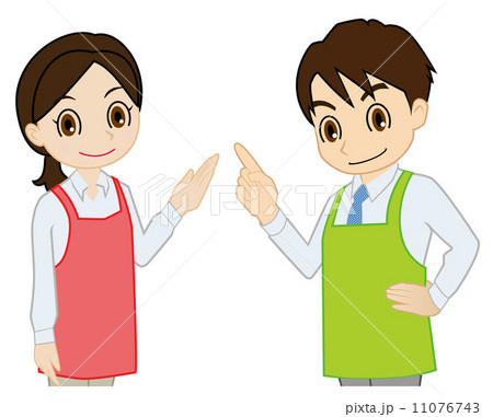 おすすめするスーパーの店員 おすすめするスーパーの店員 11076743