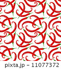 Seamless pattern of red peppers 11077372