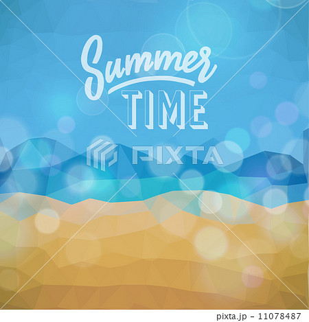 Summer holiday tropical beach background 11078487