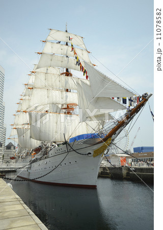 旧日本丸の総帆展帆 11078582