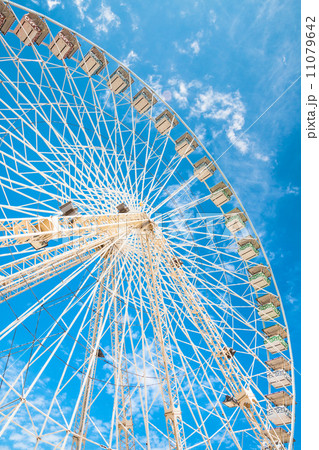 Ferris wheel of fair and amusement park  11079642