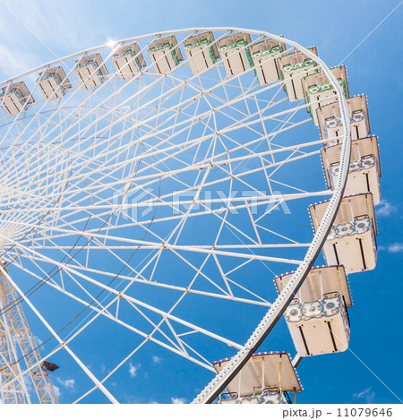 Ferris wheel of fair and amusement park Ferris wheel of fair and amusement park 11079646