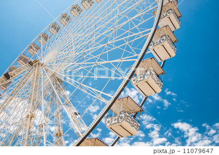 Ferris wheel of fair and amusement park  11079647