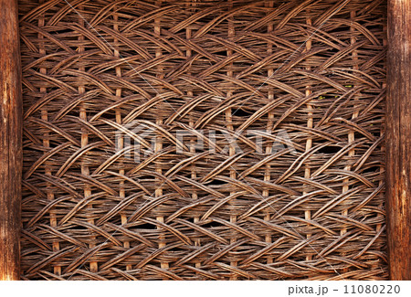 Wicker wall of old rustic warehouse Wicker wall of old rustic warehouse 11080220