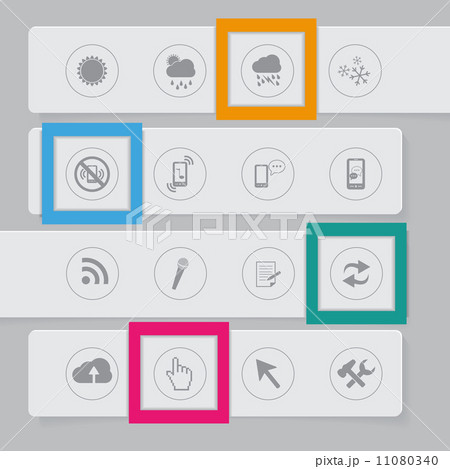 Design banners template graphic witf icon 11080340