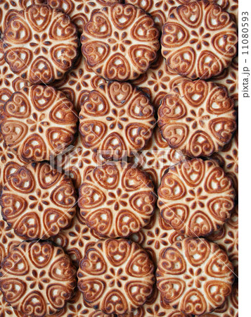 Sweet cookies as background Sweet cookies as background 11080593