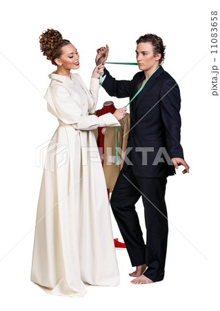 Stylish seamstress 11083658