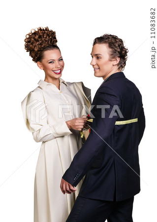 Stylish seamstress 11083682