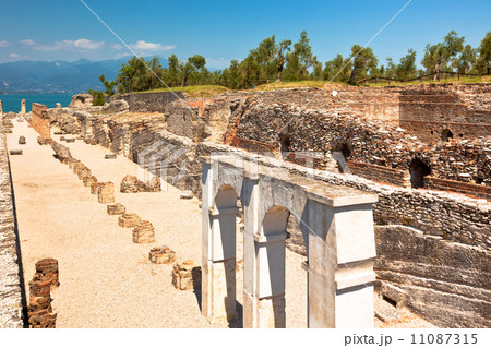 Roman Catullus villa in Sirmione, Italy Roman Catullus villa in Sirmione, Italy 11087315