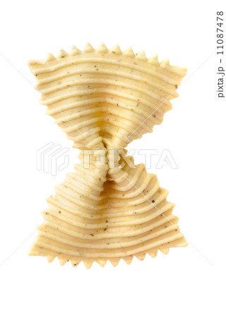 Uncooked farfalle pasta Uncooked farfalle pasta 11087478