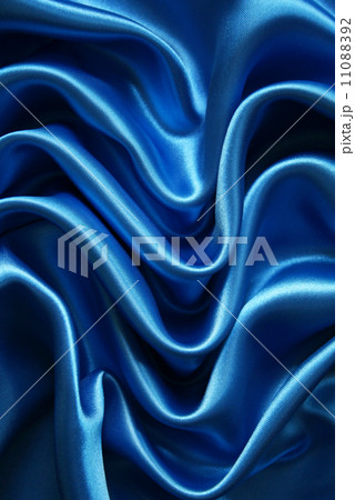 Smooth elegant dark blue silk can use as background Smooth elegant dark blue silk can use as background 11088392