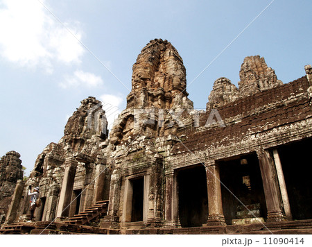 Khmer architecture Bayon temple , Angkor Thom , Siem Reap, Camb 11090414