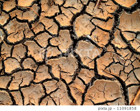 Dry land Cracked soil background 11091858
