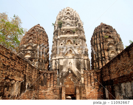 Temple Buddha Statue in Sukhothai Historical Park,Thailand Temple Buddha Statue in Sukhothai Historical Park,Thailand 11092667