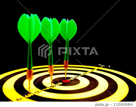 dartboard darts arrows in the target 11093084