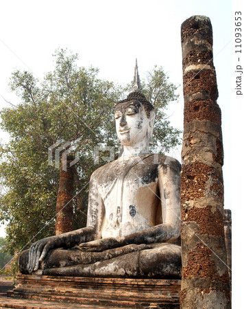 Temple Buddha Statue in Sukhothai Historical Park,Thailand 11093653