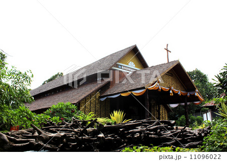 Wooden church Yasothon Thailand 11096022