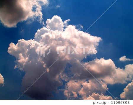 different colorful sky clouds set 11096308