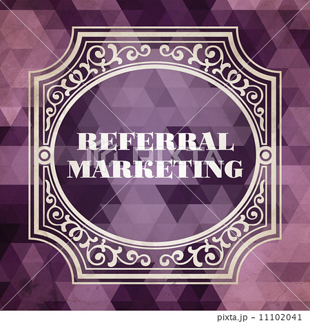Referral Marketing Vintage Design Concept. Referral Marketing Vintage Design Concept. 11102041