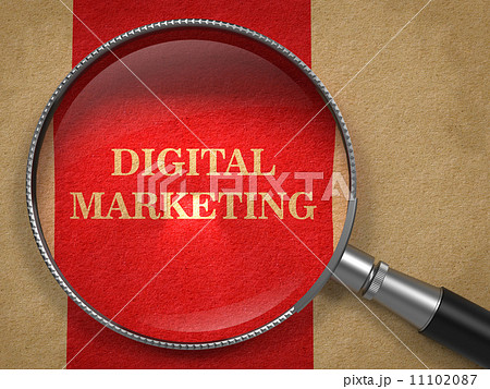 Digital Marketing Through Magnifying Glass Digital Marketing Through Magnifying Glass 11102087