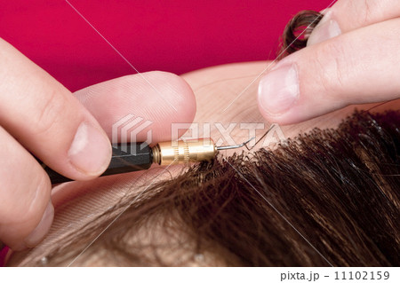 Professional Wig-maker - Closeup of Working Tool Professional Wig-maker - Closeup of Working Tool 11102159
