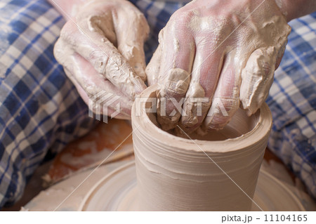 Hands of a potter Hands of a potter 11104165