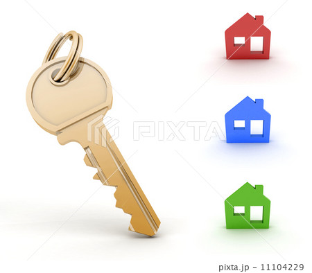 Key and set of houses models 11104229