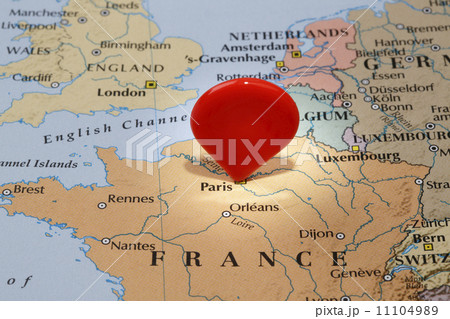 世界地図/フランスの写真素材 [11104989] - PIXTA