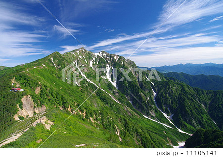 鹿島槍ヶ岳と冷池山荘 11105141