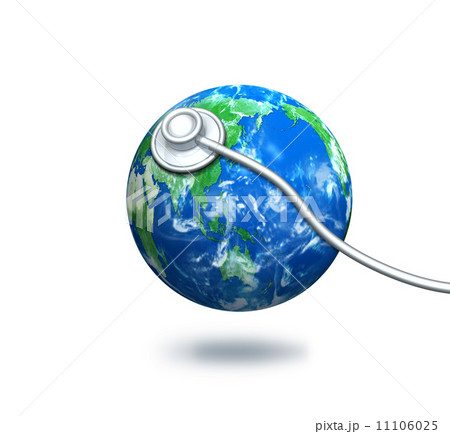 地球と聴診器 地球と聴診器 11106025