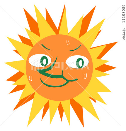太陽のイラスト素材