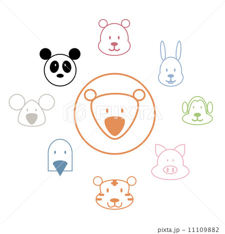 Animal icons zoo collection 11109882