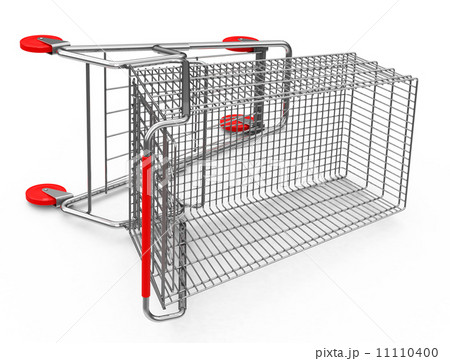 shopping cart on the ground shopping cart on the ground 11110400