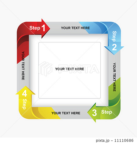 Vector paper lines and numbers design template . Vector illustration. Infographics Options.  11110686