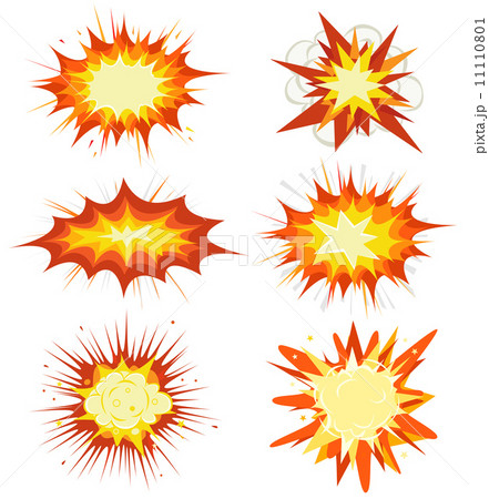Comic Book Explosion, Bombs And Blast Set 11110801