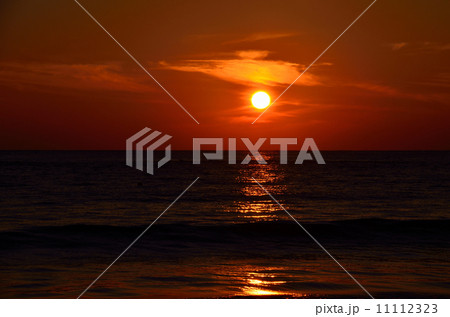 海辺の夕焼け 海辺の夕焼け 11112323