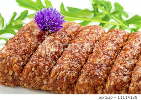 Cevapi, raw ready for barbecue 11114139