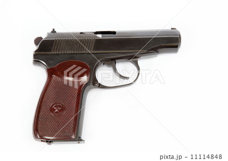 makarov system pistol isolated on white background makarov system pistol isolated on white background 11114848