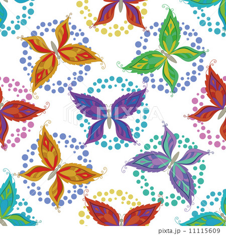 Seamless background, butterflies Seamless background, butterflies 11115609