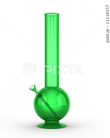 Green bong isolated on white background 11116257