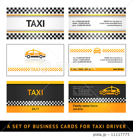 Business card taxi - first set 11117775