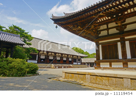 唐招提寺 金堂と講堂 11119454