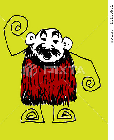 Cute cartoon people man and woman in Jaidee Family Style 11119651