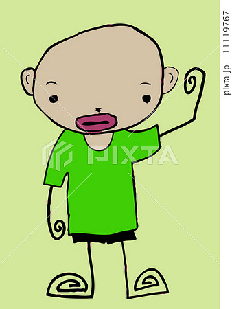Cute cartoon people man and woman in Jaidee Family Style 11119767