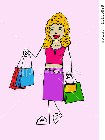 Cute cartoon people man and woman in Jaidee Family Style 11119839